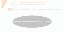 Tablet Screenshot of friendlyconsultants.com